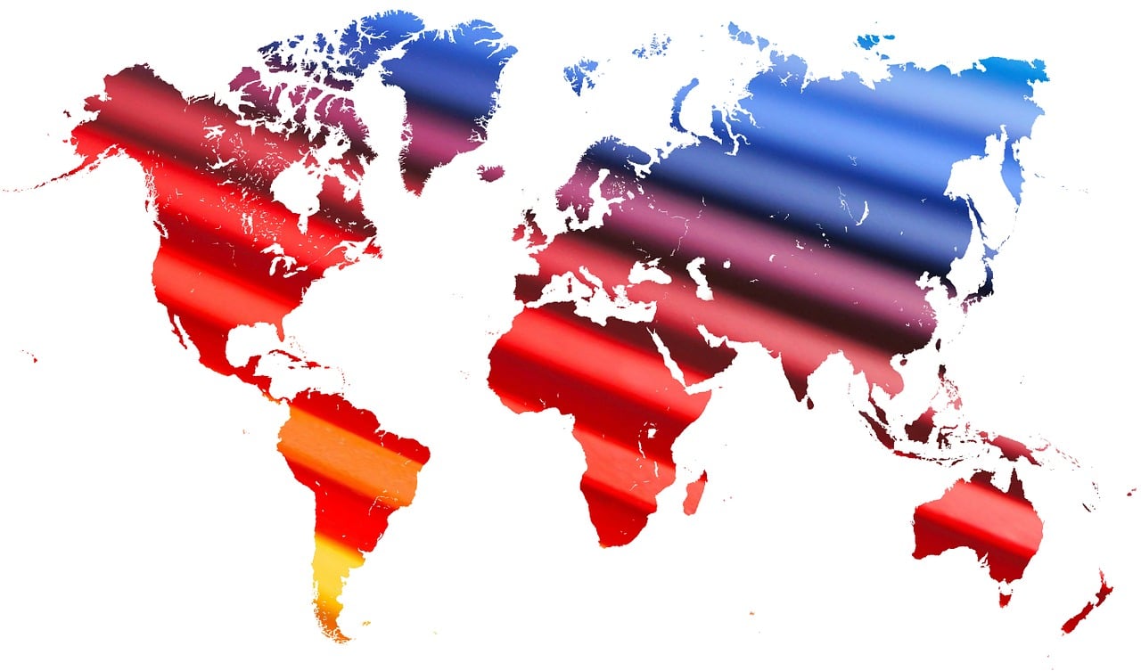 June in the universal 9 year coloured world map